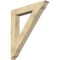 Ekena Millwork Traditional Traditional Rough Sawn Bracket, Douglas Fir, 6"W x 42"D x 48"H BKT06X42X48TRA01RDF - alternate 1